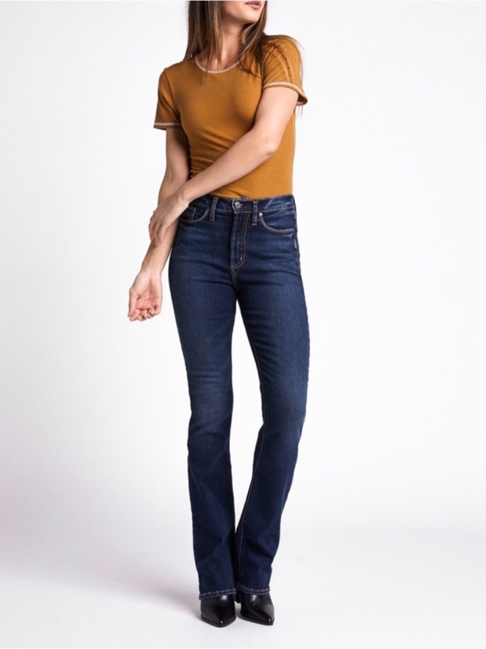 Silver Jeans Women’s Dark Blue Calley Skinny Jeans